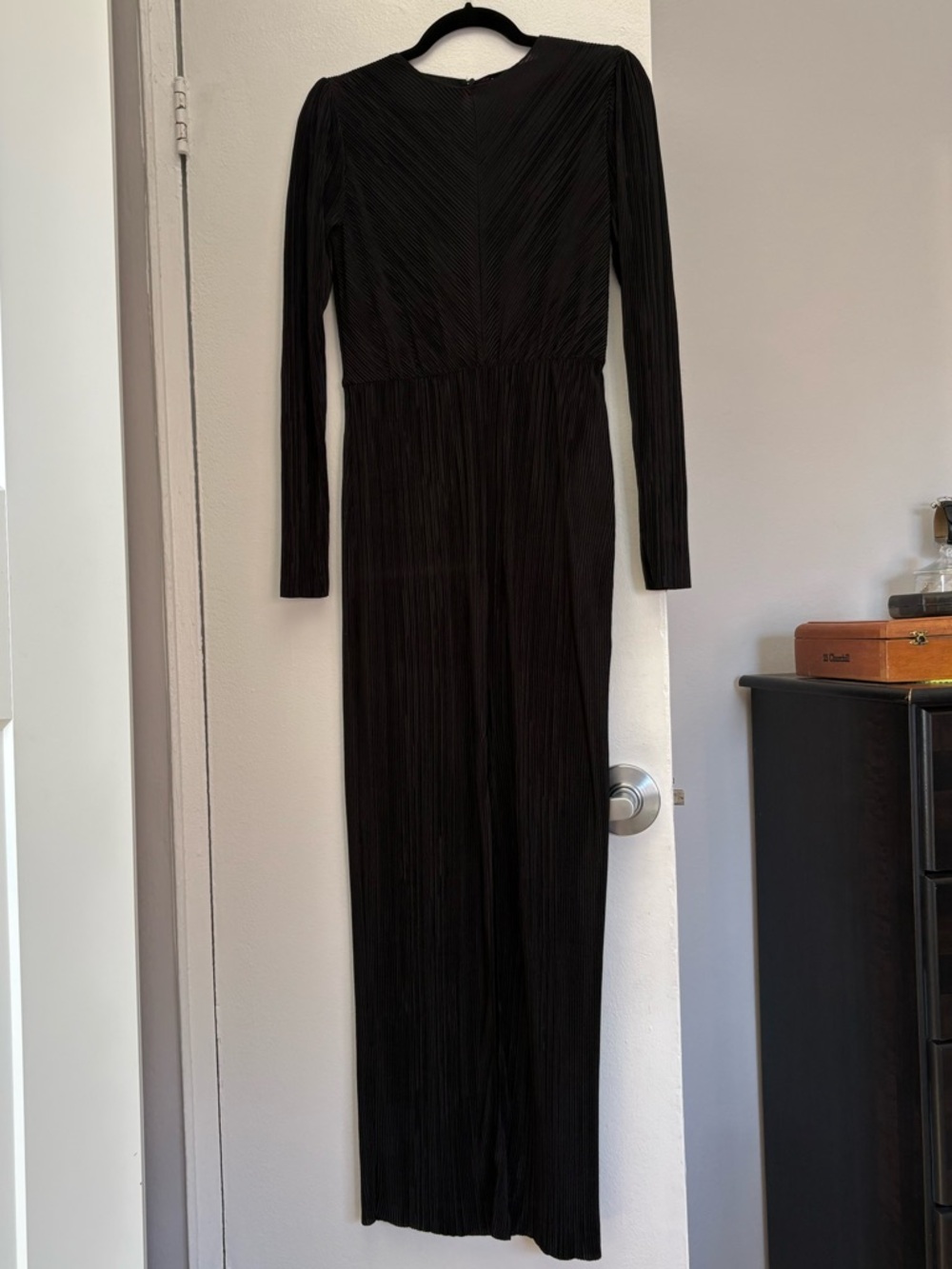 Zara pleated maxi dress - size medium